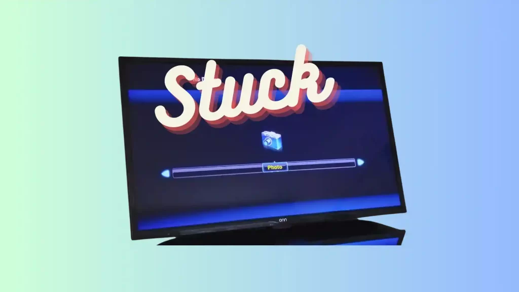 ONN TV Stuck on the Photo Screen
