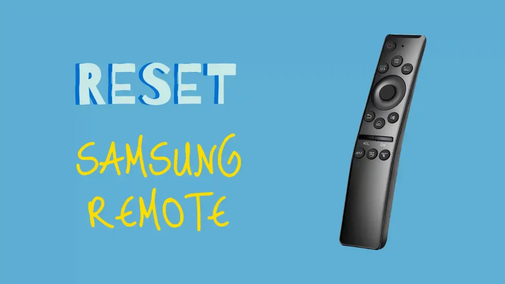 resetting your samsung remote