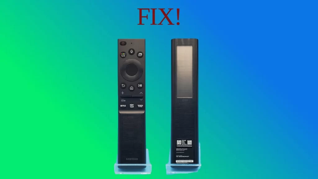 How To Fix Samsung Smart TV Remote Not Working